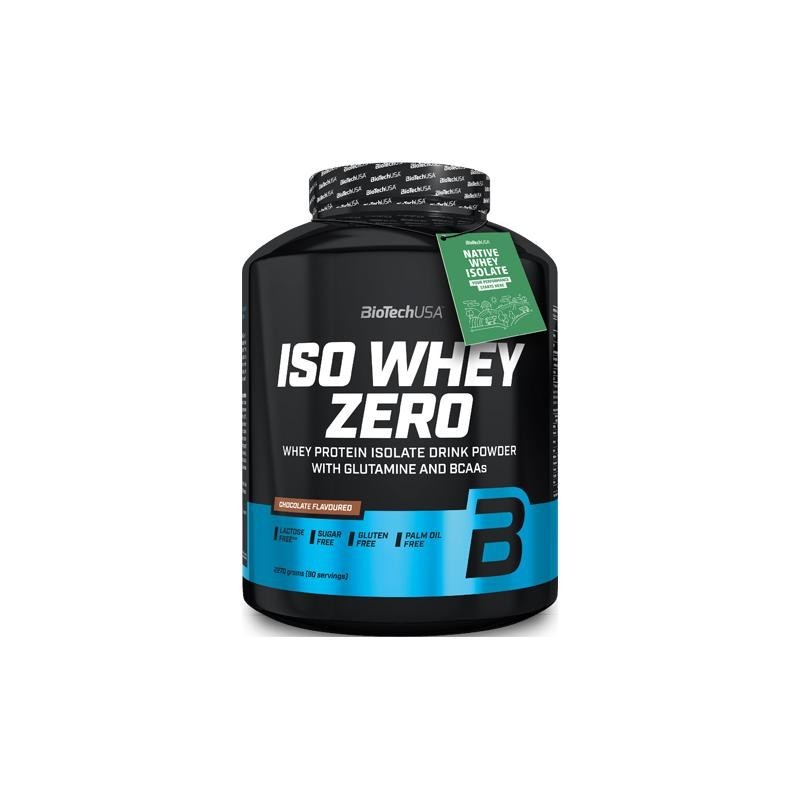 Proteina ISO Whey ZERO 1.8kg Biotech USA proteina aislada de suero