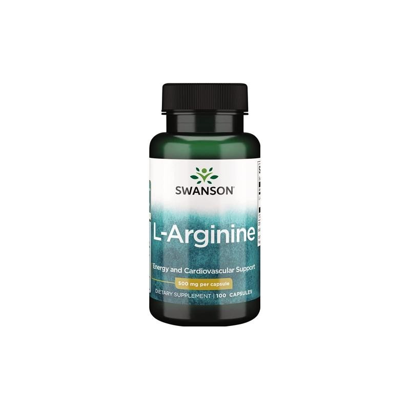 Arginin in Kapseln 500mg - Swanson