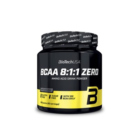 Aminoacidos BCAA 8:1:1 puros BiotechUSA 300g  sin sabor
