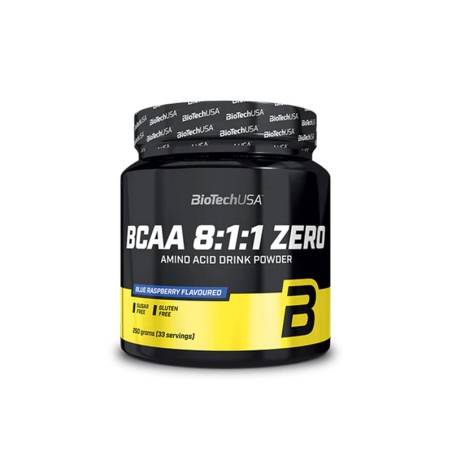 Aminoacidos BCAA 8:1:1 Zero BiotechUSA en polvo con sabor