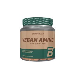 Aminoacidos veganos - Vegan Amino 300 tabletas, BiotechUSA