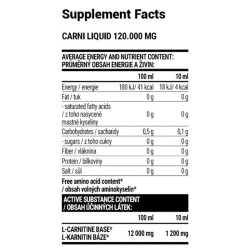 Liquid Carnitine Carni Liquid 120.000mg, Extrifit