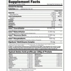 Amix CarboJet Mass, Muscle mass gainer - 3000g