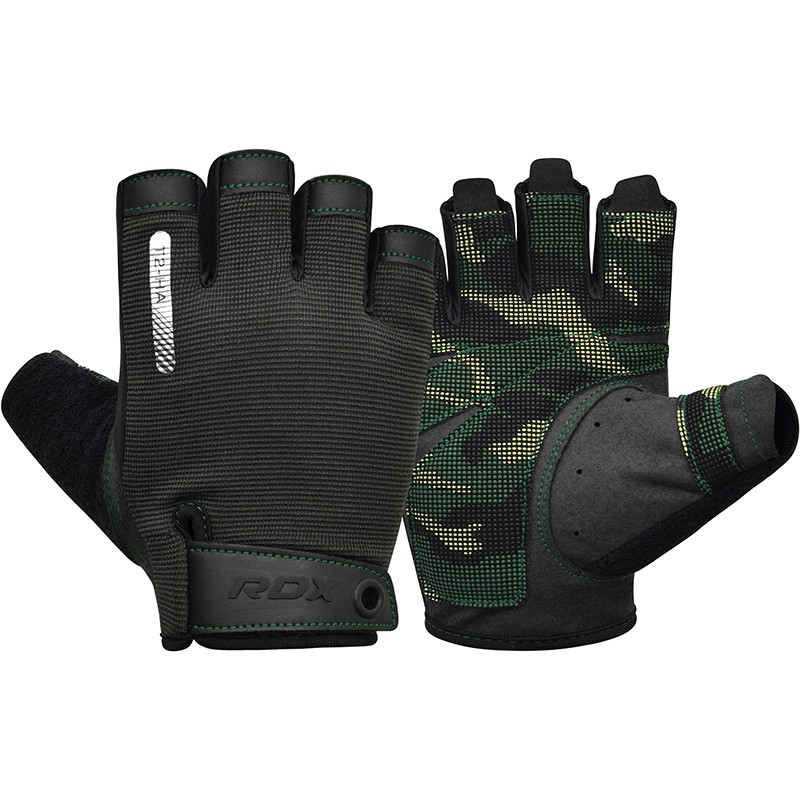 RDX T2 GEWICHTHEBERHANDSCHUHE, Militärgrün