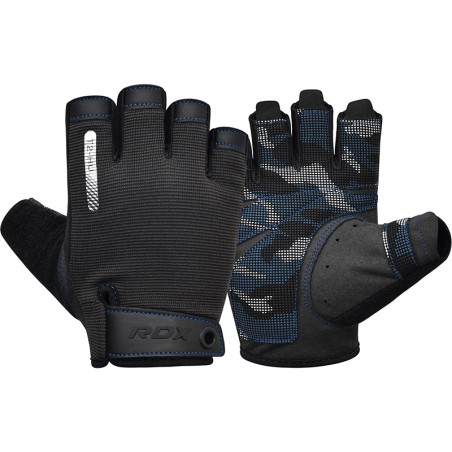 RDX T2 WEIGHTLIFTING GLOVES, Blue