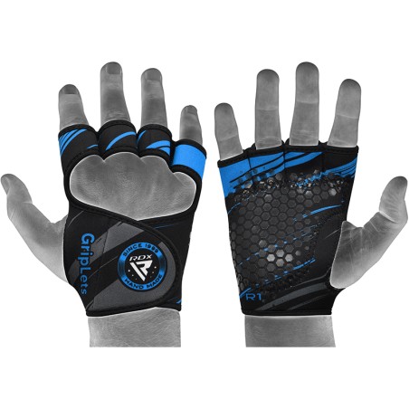 RDX R1 WEIGHTLIFTING GRIPS, Blue