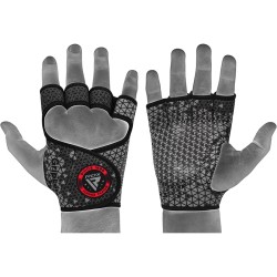 RDX R3 EMPUÑADURAS LEVANTAMIENTO PESAS, Gris