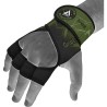 RDX X1 Weightlifting Grips, Army Green