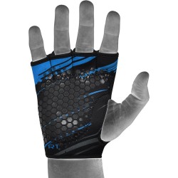 RDX R1 Weightlifting Grips, Blue