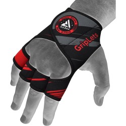 RDX R1 Weightlifting Grips, Red