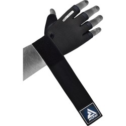 RDX T2 Weightlifting Gloves, Blue