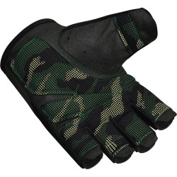 RDX T2 Weightlifting Gloves, Army Green