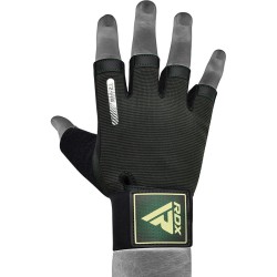 RDX T2 Weightlifting Gloves, Army Green