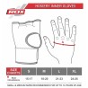RDX Gel Inner Gloves With 75Cm Wrist Strap For Boxing, MMA, Muay Thai, Black