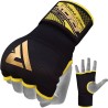 RDX Gel Inner Gloves With 75Cm Wrist Strap For Boxing, MMA, Muay Thai, Black