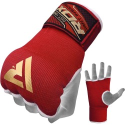 RDX Gel Inner Gloves With 75Cm Wrist Strap For Boxing, MMA, Muay Thai, Red