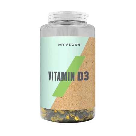 Vitamina D3 Vegana, 60 capsulas, MyProtein, MyVegan
