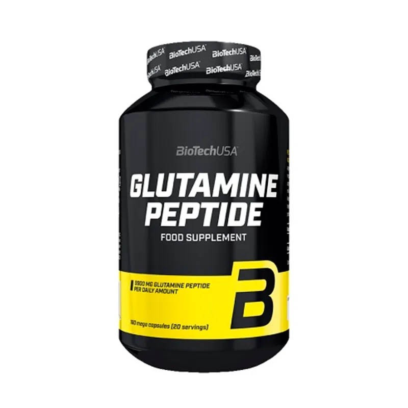 Glutamine Peptides in capsules, BiotechUSA