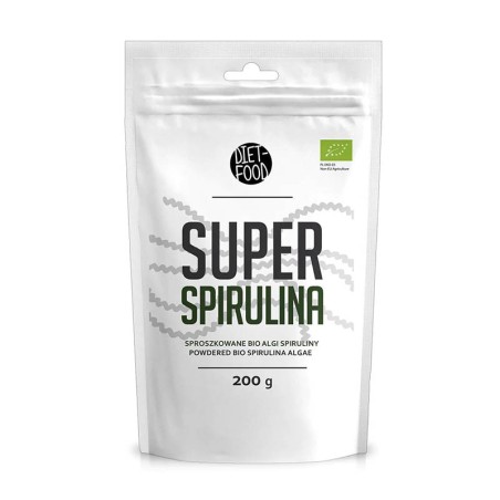 Spirulina Bio en polvo, 200g, Diet Food