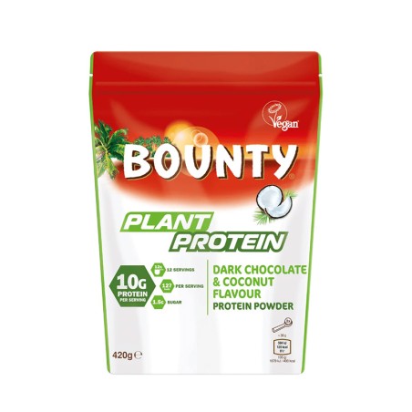 Proteina Vegana Bounty - Chocolate Negro y Coco 420g - 12 porciones 420g - 12 raciones