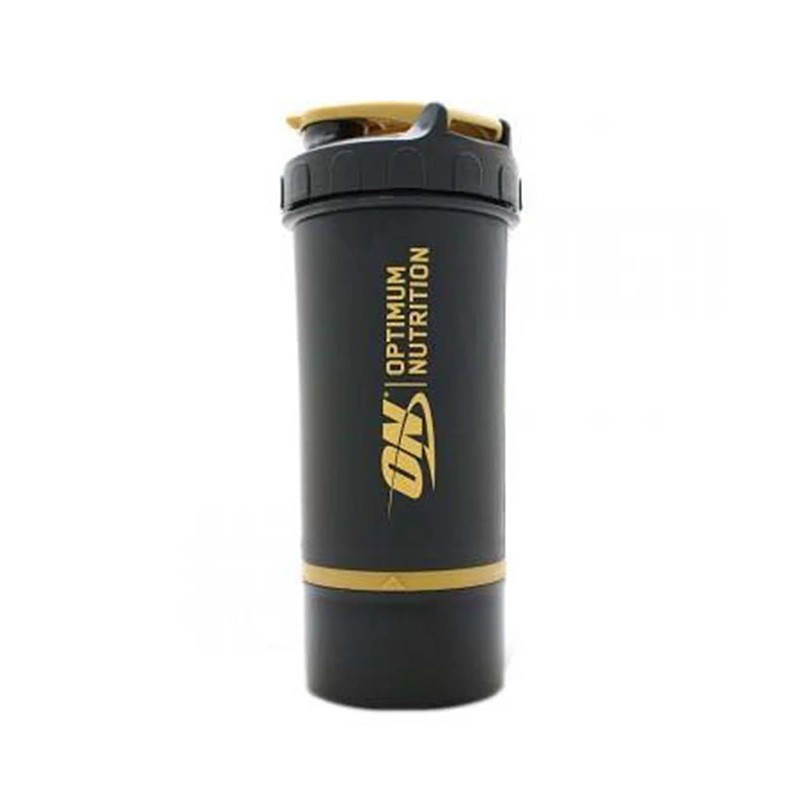 Optimum Nutrition Shaker with storage compartment, 600ml