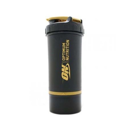Optimum Nutrition Shaker mit Aufbewahrungsfach, 600ml