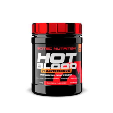 Preentreno Hot Blood Hardcore, 375g, Scitec Nutrition