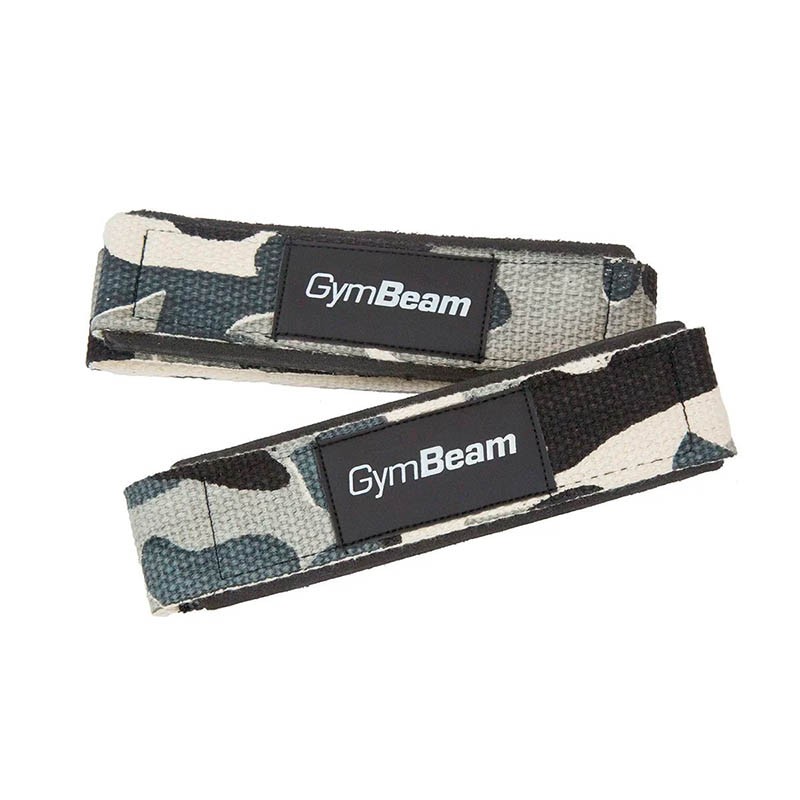 Straps - correas de levantamiento de pesas, Camuflaje, Gymbeam