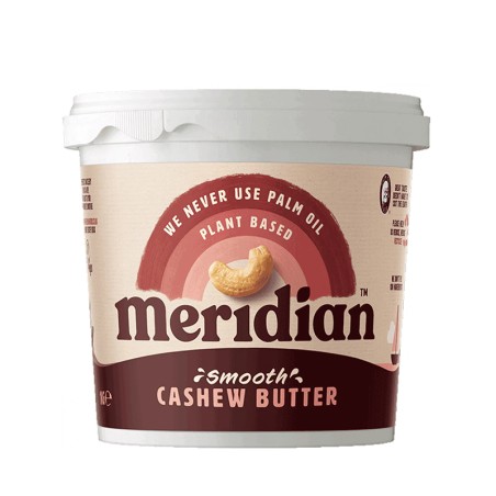 Smooth Cashew Butter, 1Kg, Meridian Foods