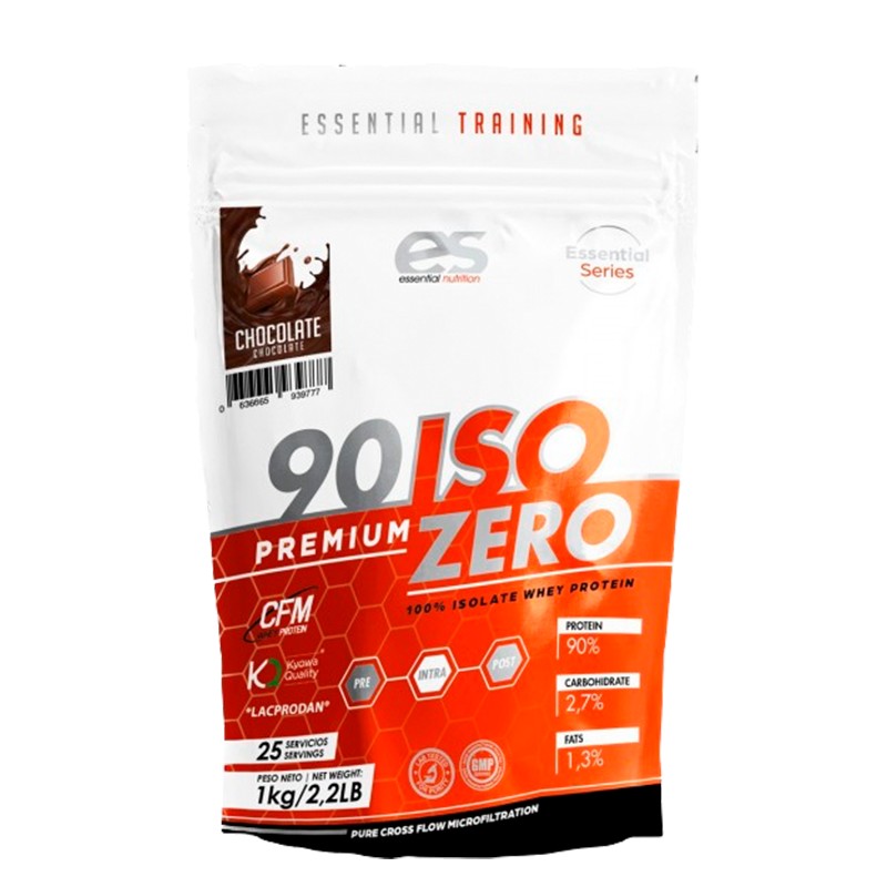 Whey Protein Isolate (CFM Whey Protein) 90 ISO Zero Premium, Essential Nutrition, 1Kg