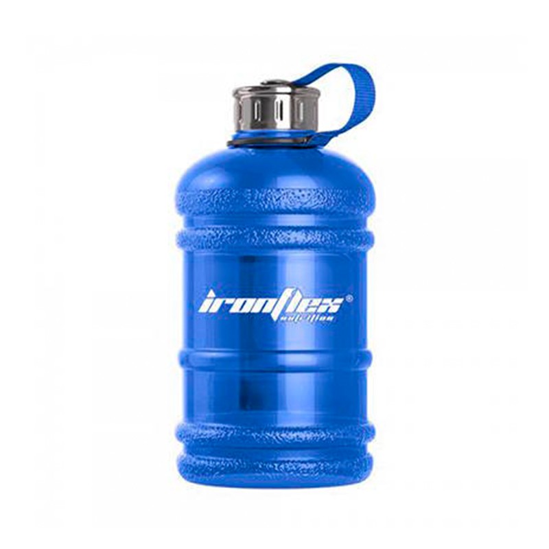 bidon de agua 2200 ml azul transparente sin bpa