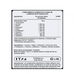Multi Amino EAA Pattern Code, Aminoacidos Esenciales MAP Veganos, German Elite Nutrition, 500 tabletas