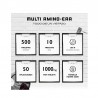 Multi Amino EAA Pattern Code, Vegan MAP Essential Aminoacids, German Elite Nutrition, 500 Tablets