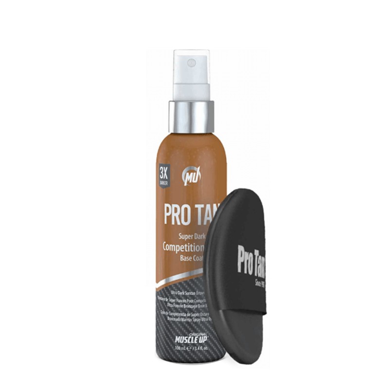 ProTan Bräunungsspray Super Dark Competition Color Base Coat mit Applikator, 100 ml, Pro Tan