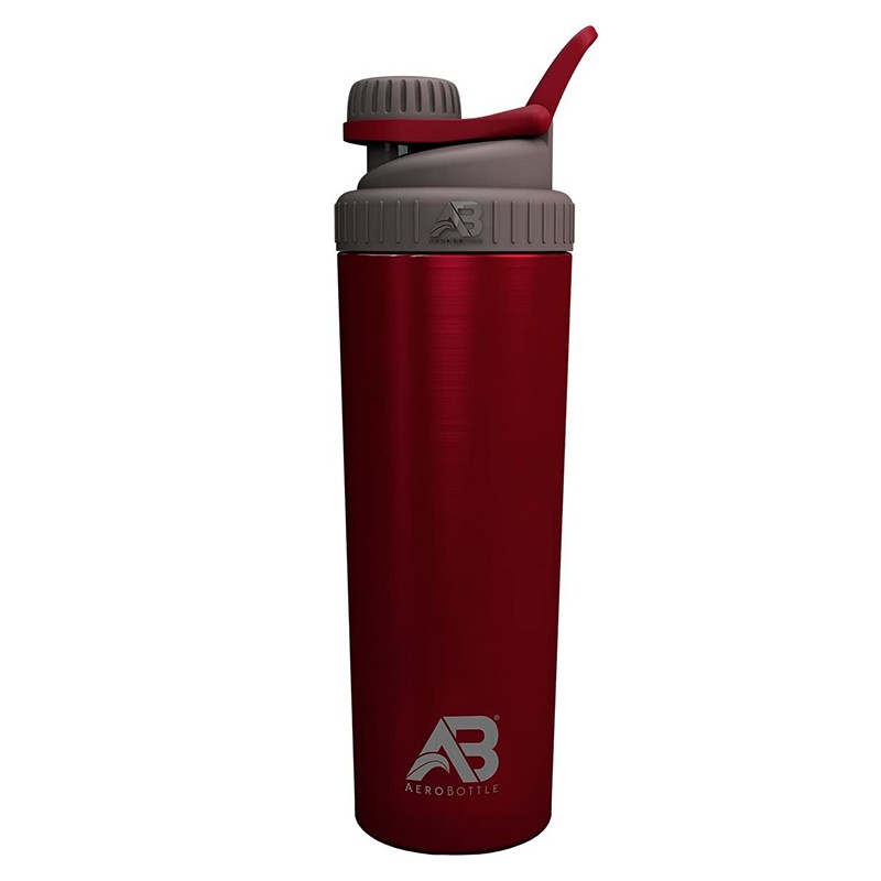 AeroBottle - Botella de agua de acero (no aislante), 824ml