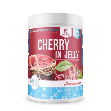 Cherry Jam 80% fruit with no added sugar, 1Kg, Allnutrition