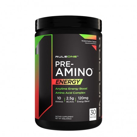 Aminoacidos + Energia, Pre-Amino Energy, 30 servicios, Rule1