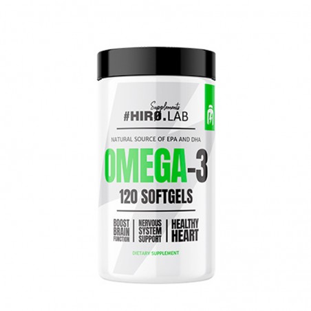 Omega 3 - konzentriertes Fischöl - 120 flüssige Kapseln Hiro Lab