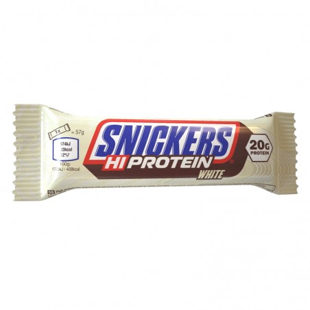 Barrita Snickers Hi-Protein Chocolate Blanco