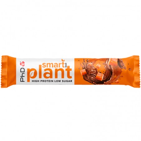 Barrita proteica vegana Smart Plant Bar PhD, Caramelo Salado