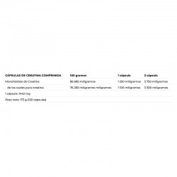 Creatine in compressed capsules, 120 capsules, Nutrend