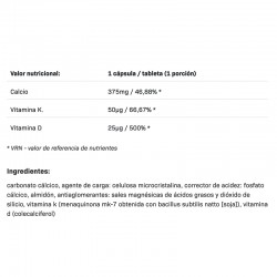 Calcium + Vitamin D3 + Vitamin K2, 90 Kapseln, SFD