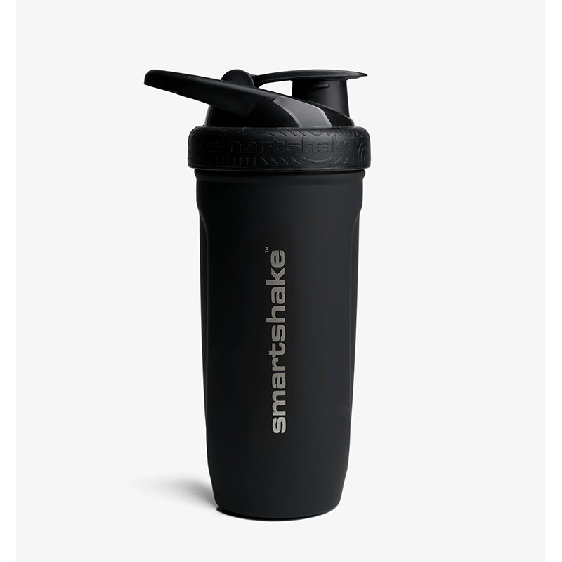 Reforce Edelstahl Shaker, Smartshake, 900ml schwarz
