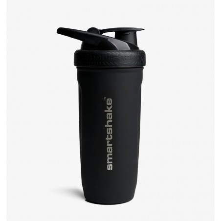 Reforce Edelstahl Shaker, Smartshake, 900ml schwarz
