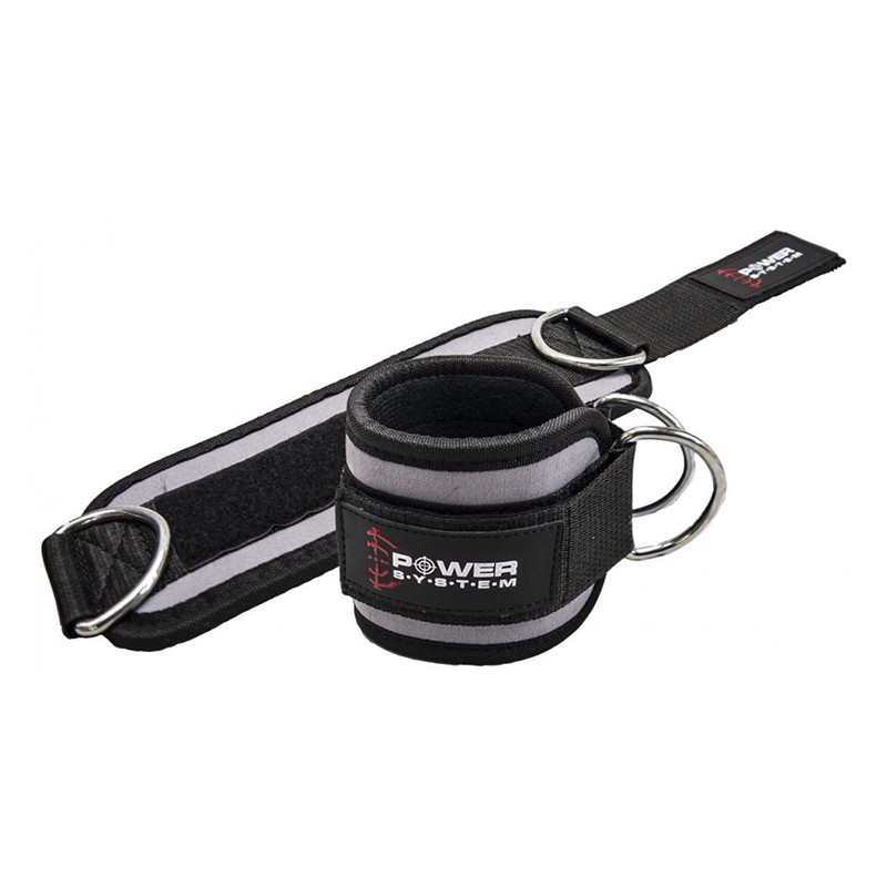 Glutes Ankle straps - cuffs for cable, Ankle Straps Gym Guy, Power System