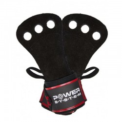 Adjustable Leather Crossfit Grips Power System