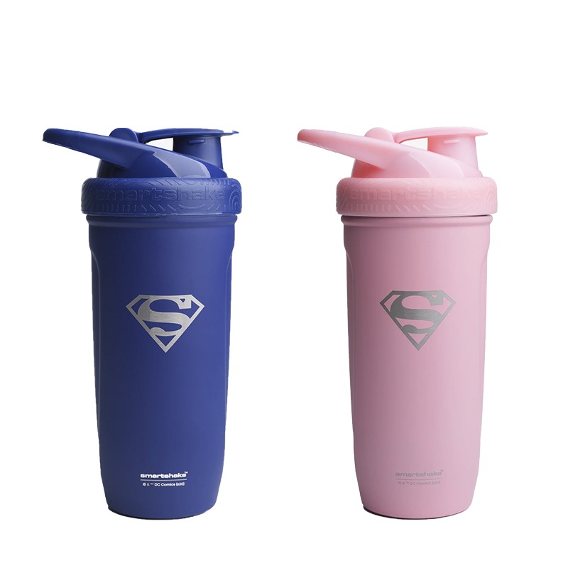 Pack Duo Smartshake Superman + Supergirl acero inoxidable