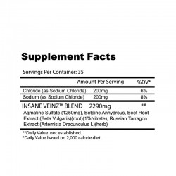 Inssane Veinz InsaneLabs 35 Portionen
