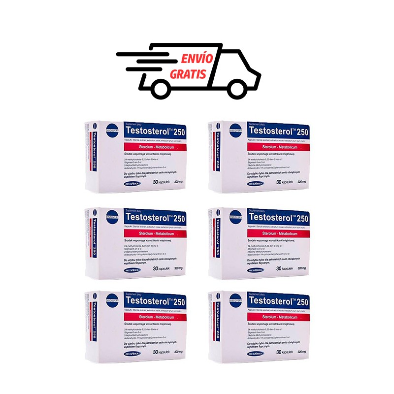 Pack 6 x Testosterol 250 Megabol 30 Kapseln