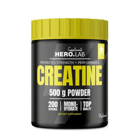 Micronized Creatine Monohydrate 500g, unflavored, Hiro